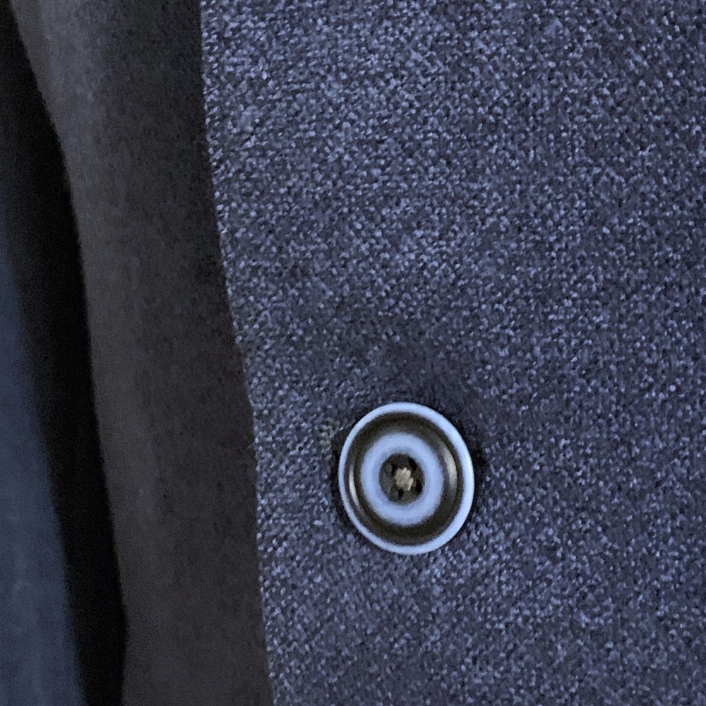 VTG 1960’s Union Made Navy Blue Sport Coat USA - Picture 5 of 15
